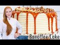 Banoffee Cake Recipe - Delicious Caramel Banana Cake w/ Cream Cheese Frosting!!