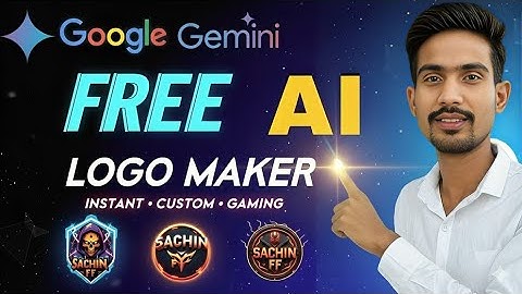 🔥Google gemini Logo Maker 2025 | Free AI logo maker | Ai  se logo kaise Banaye | Logo kaise  banaye