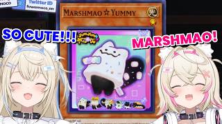 FuwaMoco react to cute Yummy cards [Hololive/FuwaMoco]