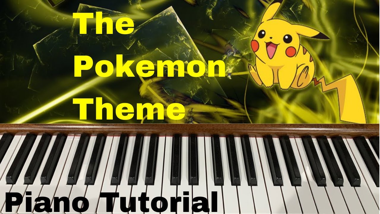 The Pokemon Theme - Easy Piano Tutorial - YouTube