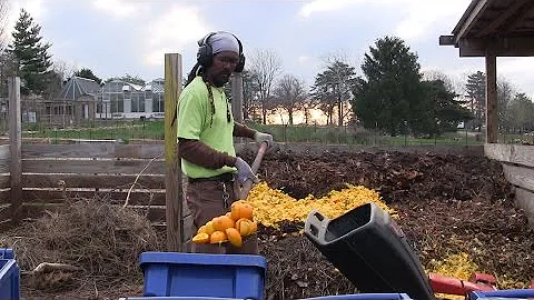 IU is turning food waste into compost at Hilltop Garden and Nature Center