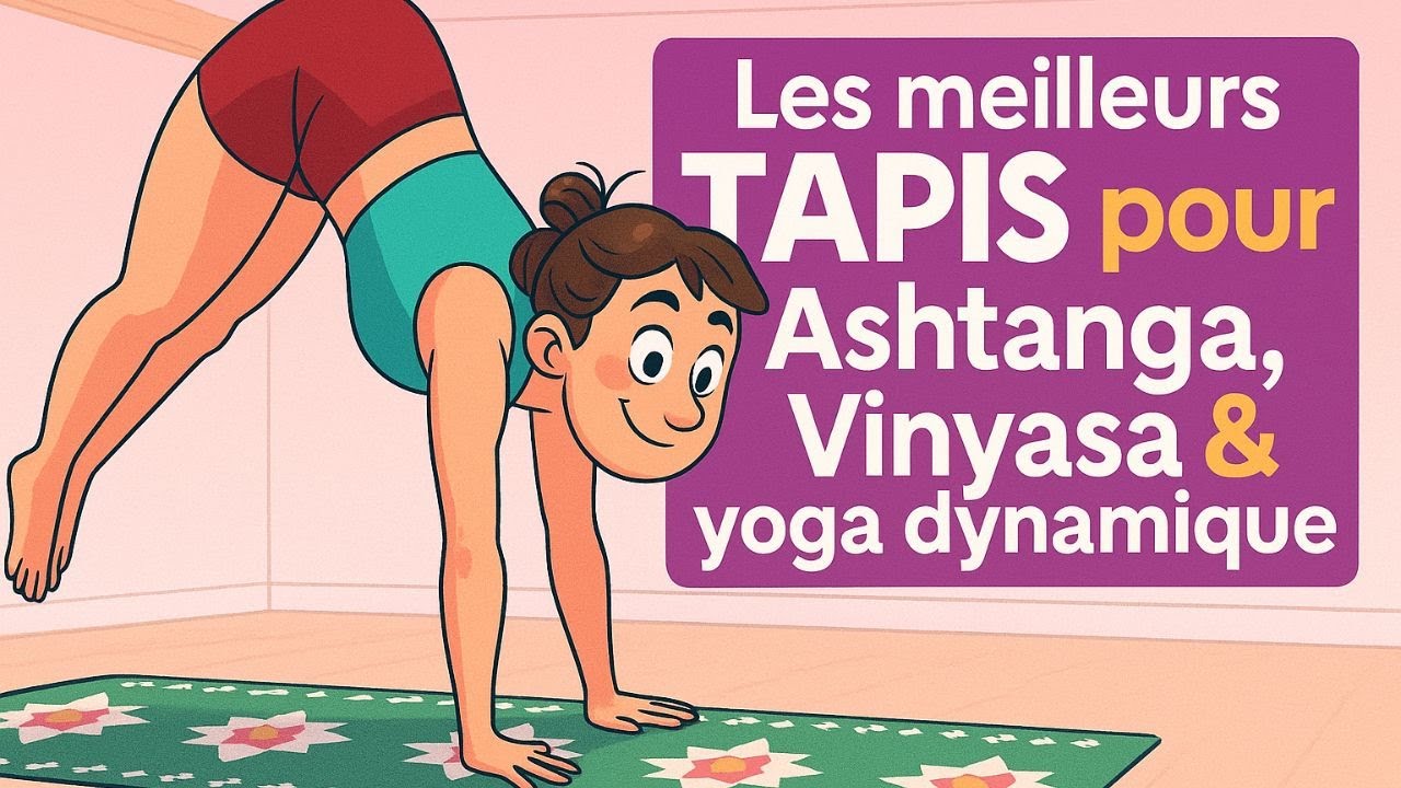Test et avis tapis de yoga: le meilleur pour l'Ashtanga/ Vinyasa: adhérent, antidérapant, durable.