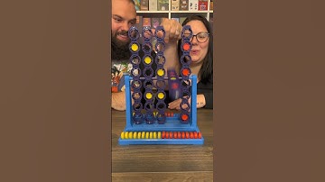 Connect 4 Spin - This Game Is Super Satisfying! #boardgame #couple