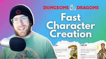 D&D - Fast Character Creation Using D&D Beyond
