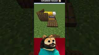 Este JUGADOR nos enseña COMO CONSTRUIR La CASA MAS PEQUEÑE en MINECRAFT