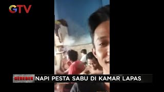 Gempar, Rekaman Video Napi Pesta Sabu di Kamar Lapas Kelas IIA Banyuasin #Gerebek 15/11