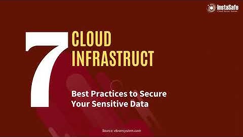7 Cloud Infrastructure Security Best Practices to Secure Your Sensitive Data