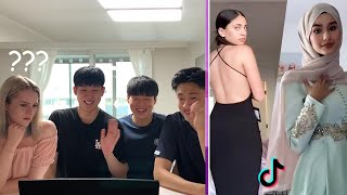 Korean Boys React To PROM DRESSES For The First Time *GETTING HOT *