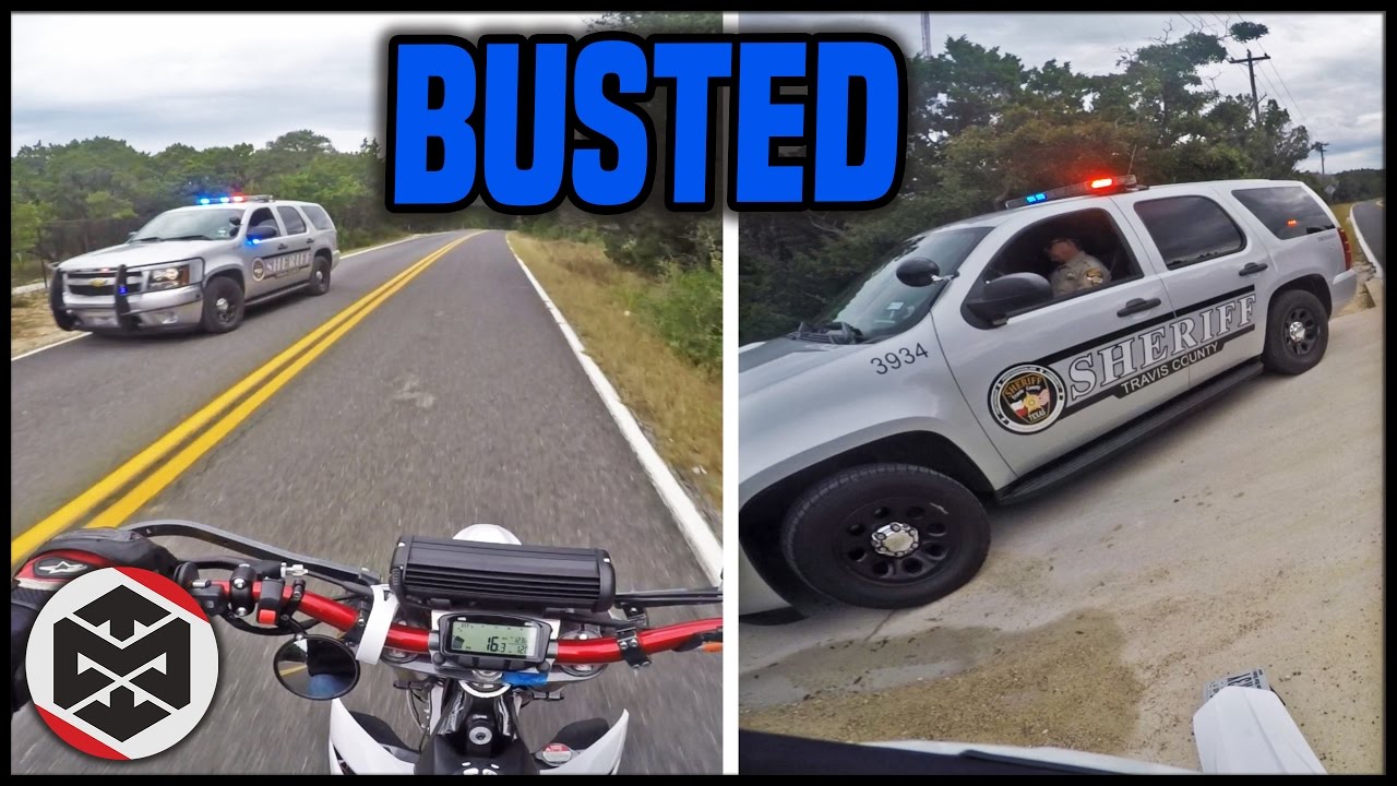 SPEEDING TICKET on the CRF450 :(