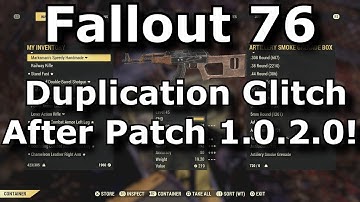 Fallout 76 Duplication Glitch After Patch 1.0.2.0! Duplicate Items Exploit! (Fallout 76 Glitches)