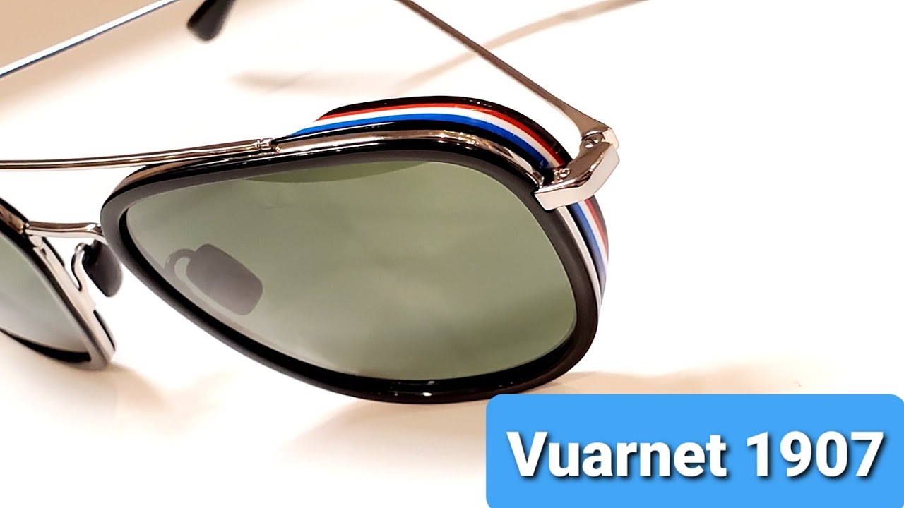 Vuarnet Edge Rectangle Transparent Grey, Silver/Grey Sunglasses