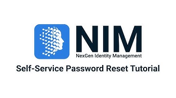 NIM - Self Service Password Reset Tutorial