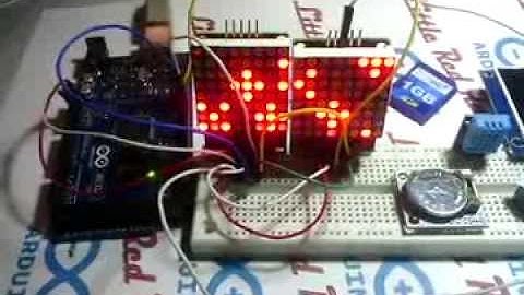 Новогодняя гирлянда. Подготовка. LED Matrix 8*8 + MAX7219 + ARDUINO