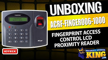 Unboxing - Fingerprint Access Control LCD Proximity Reader - ACRF-Finger006-1000