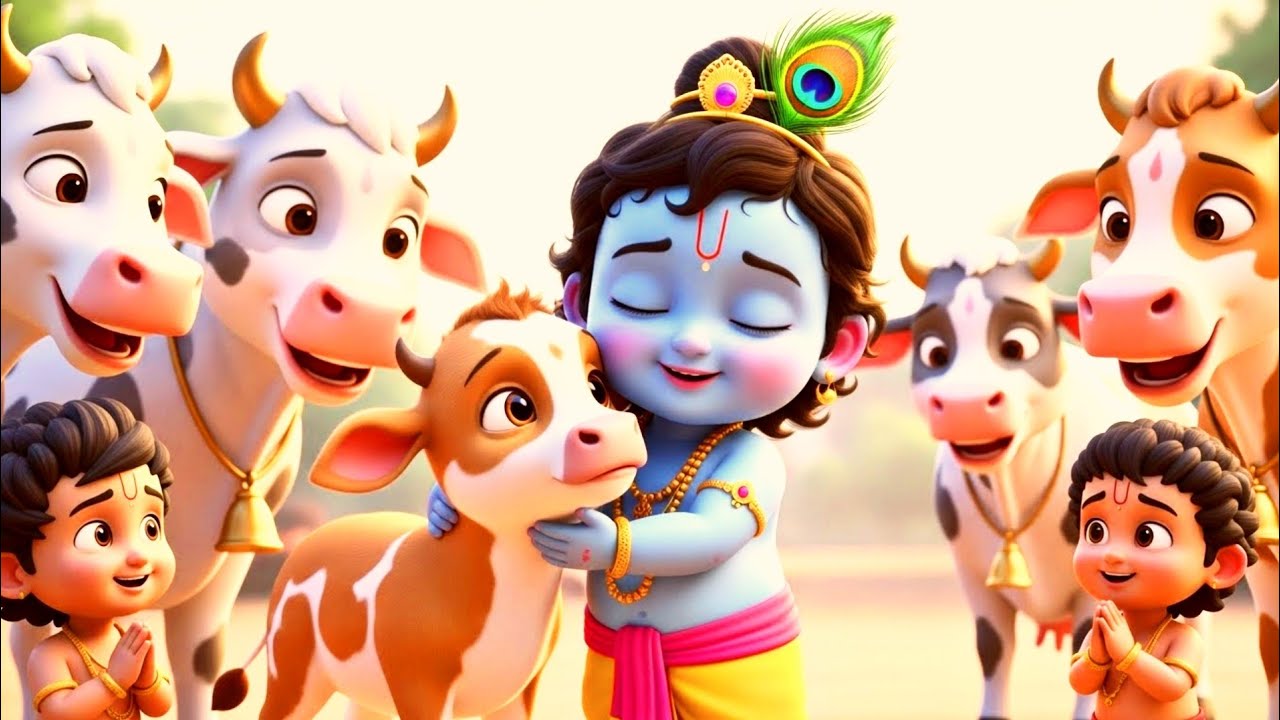 Choti Choti Gaiya, Chote Chote Gwal | छोटी छोटी गैया | #Little Krishna Bhajan - Krishna Bal Leela