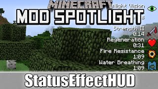 Minecraft Mod Spotlight: StatusEffectHUD (1.7.10)