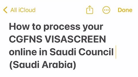 Processing CGFNS VISASCREEN FROM SAUDI COUNCIL