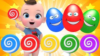 Surpris egg Johny Johny Yes Papa música colorida Learn Sing A Song! Infantil Nursery Rhymes