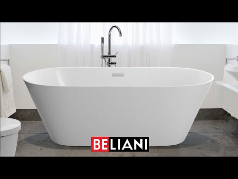 Video: Runde Badewanne: Großer Einbaudurchmesser 180 Cm, Betonmodelle 160 Cm