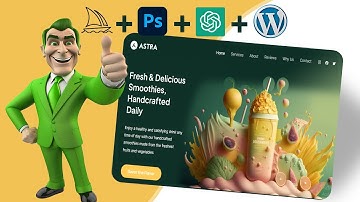 Create a landing page in WordPress from Midjourney And ChatGPT by @samirihaddadene3221