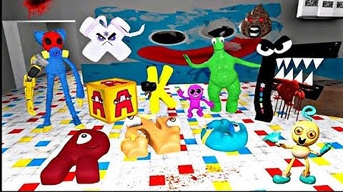 Alphabet.io:Rainbow Smasher Gameplay Prince AKG Gameplay