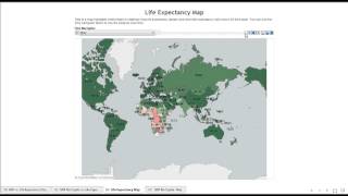 Tableau Demo - GDP and Life Expectancy (1960 to 2012) screenshot 3