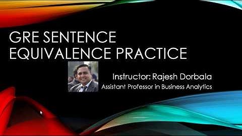 GRE Sentence Equivalence Practice Question-5