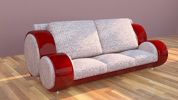 3DsMax Tutorials, Tutorial on Modeling & Texturing a Stylish Living Room Furniture in 3dsmax (Part2)