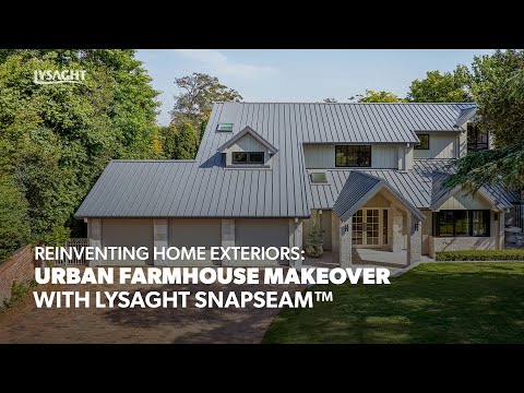 Reinventing Home Exteriors: The Urban Farmhouse Makeover with LYSAGHT SNAPSEAM™