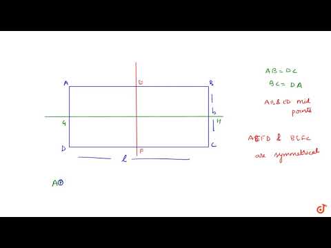 ভিডিও: একটি আয়তক্ষেত্রের কি বিন্দু প্রতিসাম্য আছে?