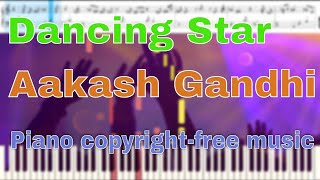 Aakash Gandhi - Dancing Star,Practice song,Free piano music,Piano Tutorial ,teaching, child ,adult