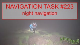 Navigation Task 223 Night Navigation #mapreading #contourlines #peakdistrict