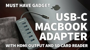 Lenovo USB C Hub Adapter – How to Add USB Port and Memory Card Reader to MacBook Pro