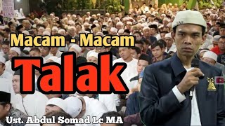 Macam-Macam Talak dalam Islam | Ustadz Abdul Somad, Lc. MA | Tanya Jawab UAS