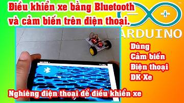 Điều khiển xe bằng module bluetooth JDY31 và cảm biến điện thoại| Car BLU ACCELEROMETERSENSOR