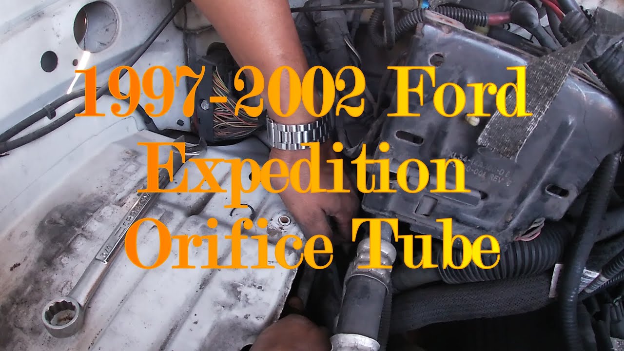 2002 ford excursion orifice tube location