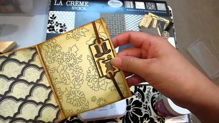 Le Romantique Tutorial - Multi Pocket Envelope Tag and UTEE embossing