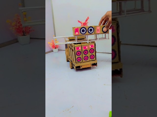 New Gauri Ganesh Moorti Dj Trolley Navratri Radha Krishna Trolley Mini Dj Truck #djtruck #viral #toy