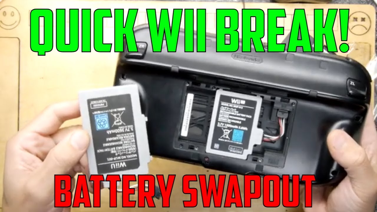 Wii U Battery Swap and Teardown 