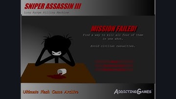 Sniper Assassin 3 (dev Ultimate Flash games archives) | gameplay (Free Web videogame)