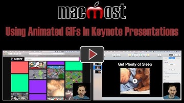 Using Animated GIFs In Keynote Presentations (MacMost #1869)