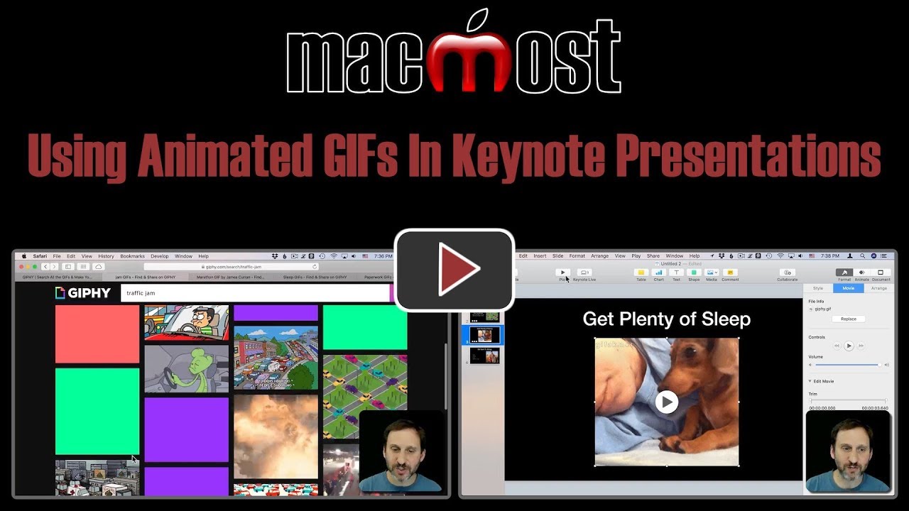 Using Animated Gifs In Keynote Presentations (Macmost #1869)