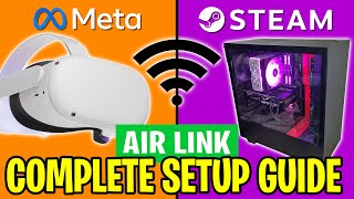HOW TO PLAY PCVR GAMES WITH NO CABLES! | Meta Quest 2 Air Link Setup Guide