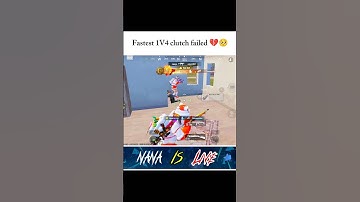 fastest 1V4 clutch failed 💔🥺#bgmi #1v4 #1v4clutch #1vs4clutch