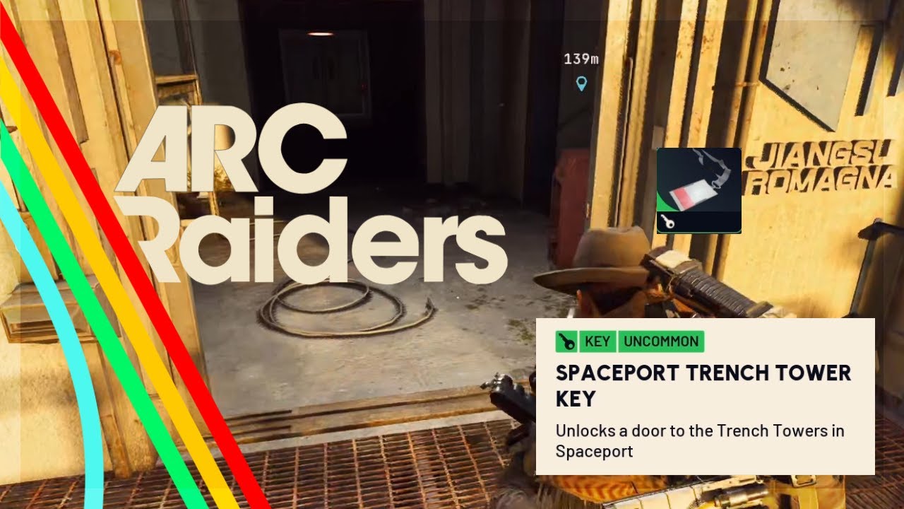 Spaceport Tower Key ARC Raiders Spaceport-Trench Tower Key #arcraidersgame # ...