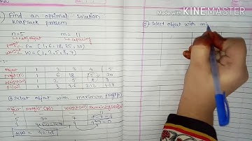 Knapsack Problem (defination and example-1) |GREEDY METHOD [Hindi]| DAA|