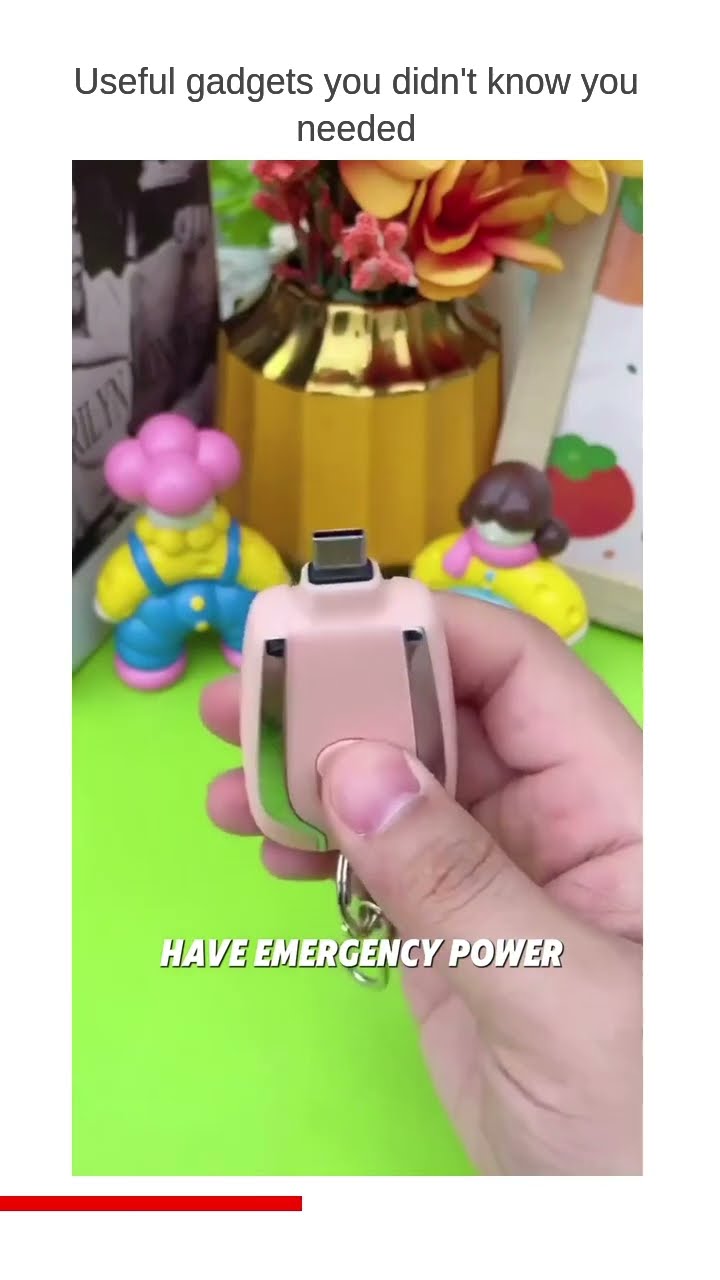 Product link in Bio This Mini Keychain Emergency Power Bank is perfect for those who are always on