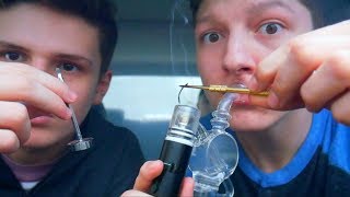 DAB PEN HOTBOX!!