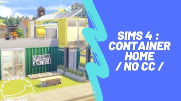 Container Home // NO CC // Sims 4 Stop Motion