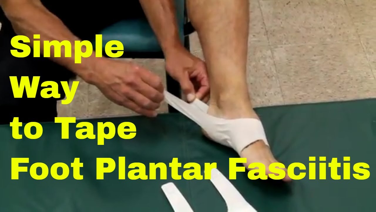 Simple Way To Tape \u0026 Stretch Foot 